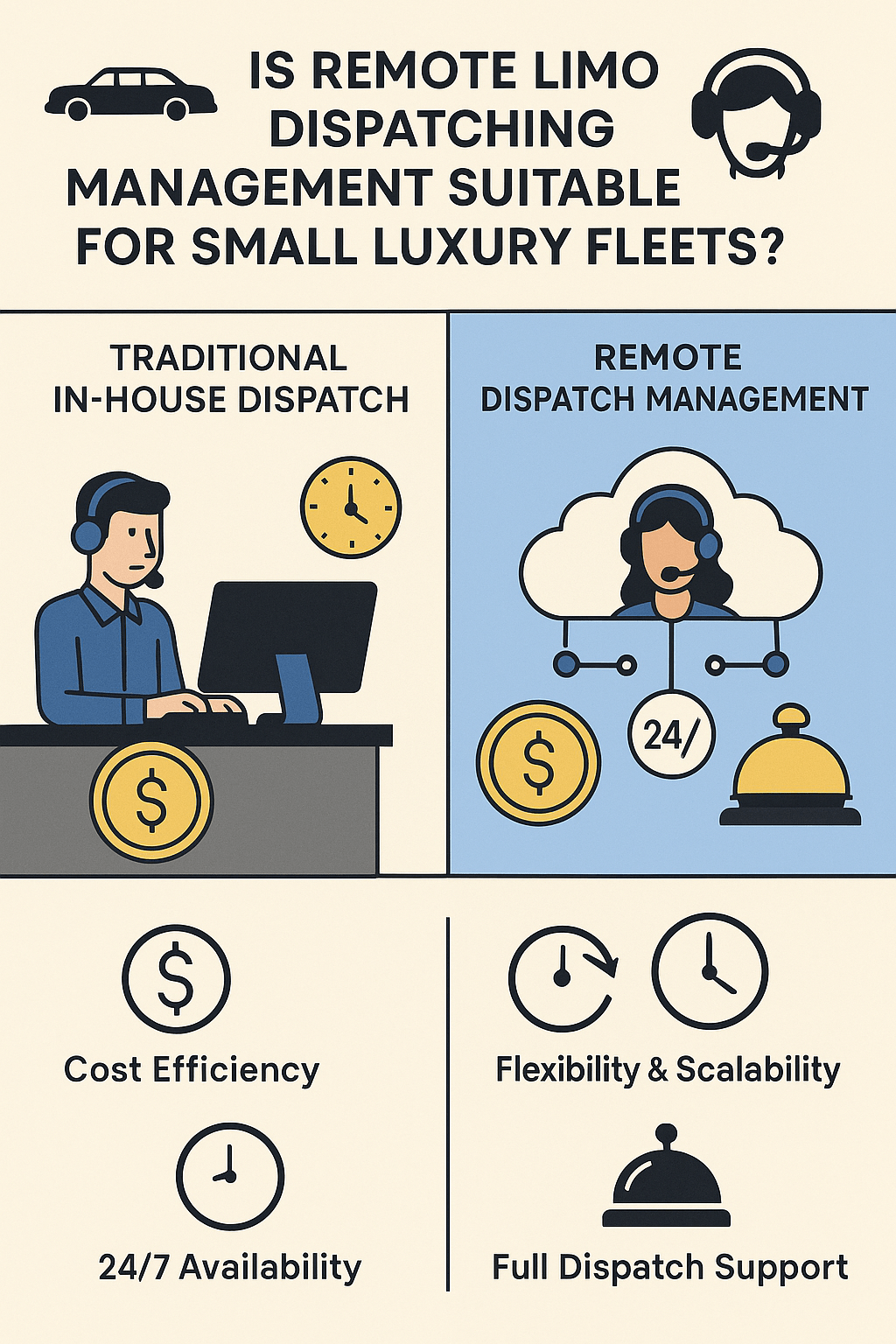 Remote Limo Dispatching Management