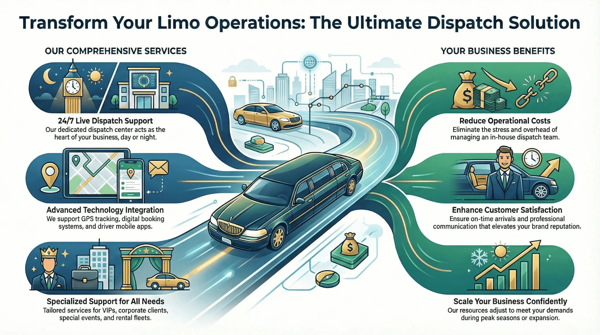 Limo Rental Dispatch Service